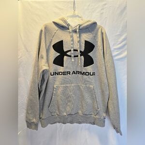 Under Armour Men's Gray Hoodie Sweater - MEDIUM